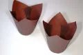 Caissette Tulipcup marron 110x110x60 35Ø